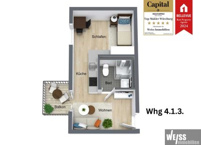 1,5-Zimmer Wohnung in einer Baugemeinschaft in Hilpoltstein