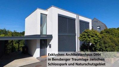 Exklusives Architektenhaus DHH in Bensberger Traumlage am Schlosspark / Naturschutzgebiet