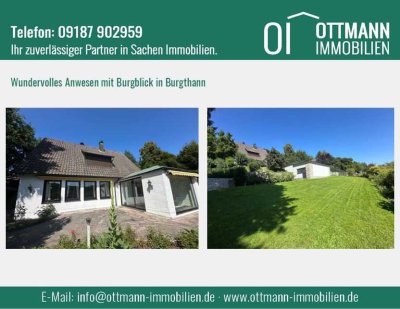 Herrschaftliches Anwesen mit Burgblick