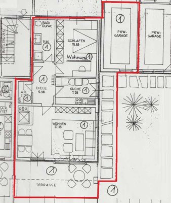 Bergblick inklusive: Großzügige EG-Wohnung mit Terrassen & Kamin in Top-Lage Füssen-Weidach