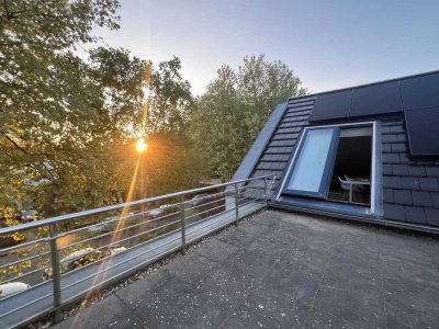 2,5 Zimmer Maisonette Wohnung mit Dachterrasse in Bahrenfeld - Erstbezug nach Sanierung.
