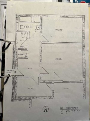 Wunderschöne sanierte 2-Zimmer Wohnung in Rheinbach mit Balkon ab sofort