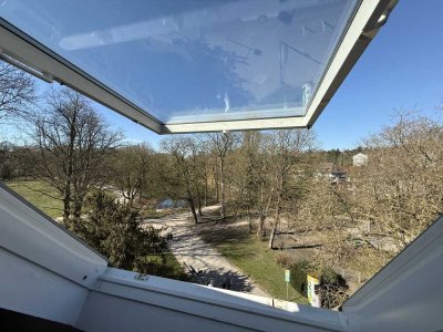 vermietete Wohnung mit Blick auf den Westpark