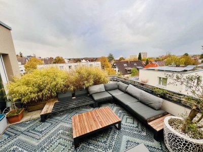 Luxuriöses 3,5-Zimmer Penthouse - Seestraße 66 in Leonberg in zentraler Lage