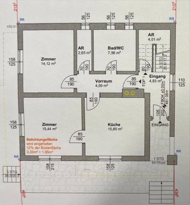 Zentrale Erdgeschoßwohnung in Kuchl zu vermieten