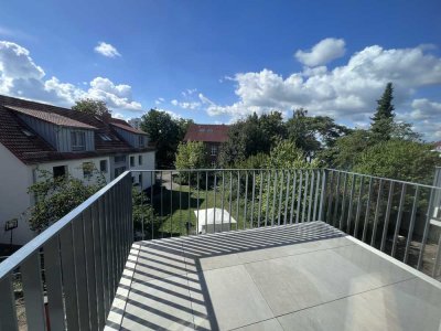 Neubauwohnung mit Balkon und Einbauküche, Erstbezug, energieeffizient und nachhaltig
