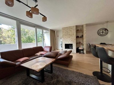 Sonnige möblierte 3-Zimmer-Terrassenwohnung mit 78 m² Wfl. am Unterbacher See z.verm. , sofort frei