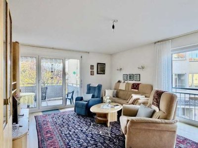 Helle 3-Zimmer-Wohnung mit überdachtem Balkon