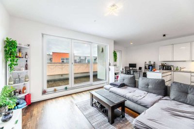 HEGERICH: 2-Zimmer Penthouse-Genuss mit Südterrasse am Golfpark