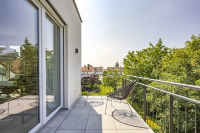 Einzigartige 4-Zimmerwohnung mit 2 Balkonen in ruhiger Grünlage