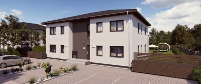 Mehrfamilienhaus mit vier moderne Wohnungen Technikfertig !! Inclusive Grundstück.
