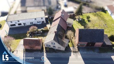 Werkstatt mit Wohnhaus und möglichem Baugrundstück im Erholungsort Kamern am See
