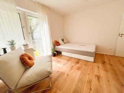 Saniert, möbliert und hell - Studiowohnung m. Balkon, zentral, nahe Hbf/Uni/DKFZ