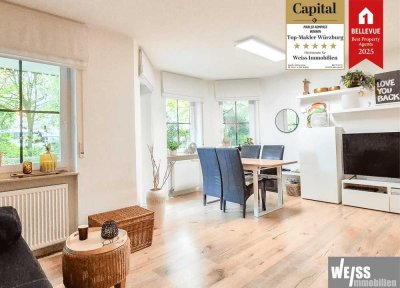 Vollmöblierte 1 Zimmer EG-Whg. mit TG-Stellplatz und Balkon