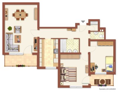 Gepflegte 3-Zimmer-Wohnung mit zwei Balkonen und TG-Stellplatz!