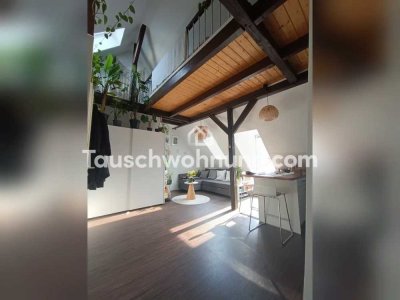 Tauschwohnung: 1 Zimmerwohnung mit 2 Balkone