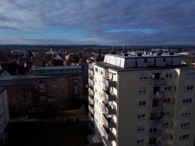 Sehr schöne 2 Zimmer Wohnung mit Blick über Gunzenhausen