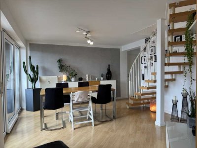 Individuelle und lichtdurchflutete 3-Zimmer-Maisonette-Wohnung in Bellenberg - provisionsfrei