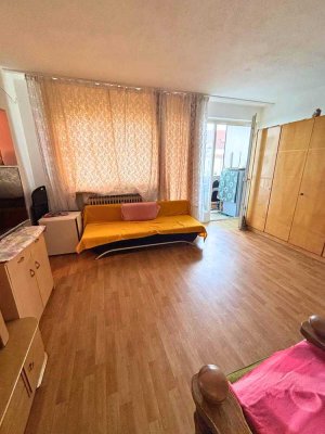 Vermietete Einzimmerwohnung mit Balkon in Top-Lage