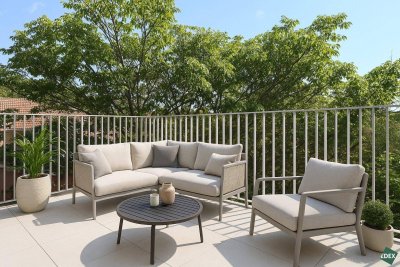 ERSTBEZUG | Traumhafte 2-Zimmer DG-Wohnung mit Loggia &amp; Terrasse in den ruhigen Innenhof