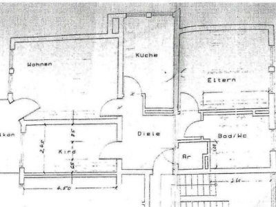 Helle 3-Zimmer-Wohnung mit Balkon im 3. OG in Roth