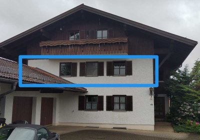 2,5 Zi.-Wohnung am Chiemsee mit Kachelofen und Gartenmitbenutzung