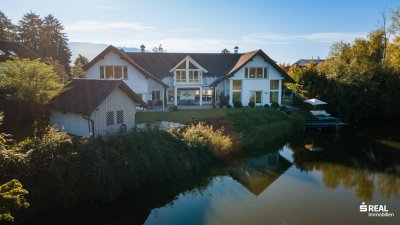 Exklusives Anwesen mit privatem Weiher – Einmalige Villa in absoluter Ruhelage
