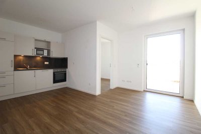 ++ BETREUTES WOHNEN am Lindenauer Hafen ++ Ruhige 2 Zimmer mit Einbauküche und Balkon!