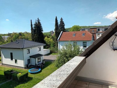 Attraktive 2-Zimmer-Dachgeschosswohnung mit Dachloggia in der Drei-Flüsse Stadt Hann. Münden