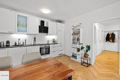Befristet vermietet: 2-Zimmer-Wohnung mit Gemeinschaftsgarten und Klimaanlage!