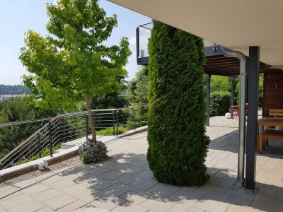 ... traumhafte Bergblick-Wohnung am Hang mit XXL-Terrasse +  EBK und 4% Rendite ...