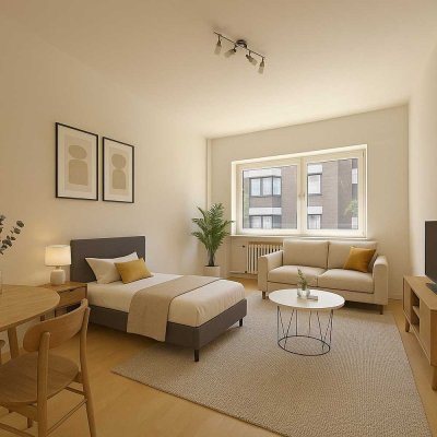 Single-Apartment im 1.Obergeschoss mit Aufzug mitten in der Wittener-Innenstadt