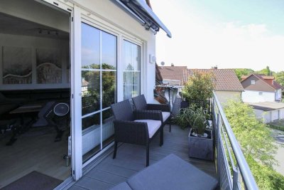 Atemberaubende Aussicht: Schöne Maisonette mit Panorama-Ausblick
