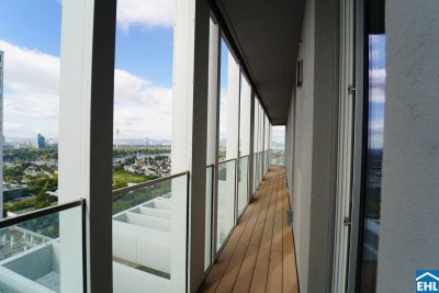Luxuriöse 4-Zi.-Wohnung mit Loggia &amp; Donaublick