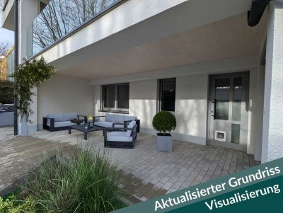 Letzte freie Wohnung im Objekt: Kernsaniert, barrierearm mit Terrasse, Solarstrom & KfW-Förderung