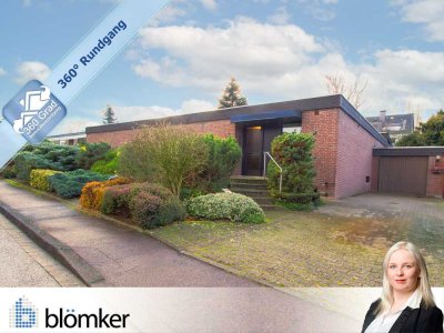 Blömker! Bungalow in Kirchhellen: Beste Lage mit Garten, 2 Garagen und viel Potential.