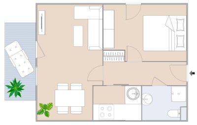 Moderne Neubauwohnung mit Balkon in zentraler Lage