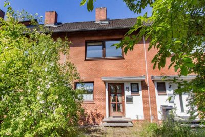 Weyhe-Kirchweyhe: Reihenmittelhaus mit Garage in beliebter Wohnlage