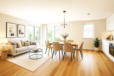 Wunderschöne 3-Zimmer-Wohnung mit Balkon - Erstbezug