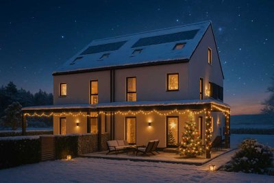 Endlich ankommen: Ihre eigene Doppelhaushälfte für das schönste Weihnachtsfest aller Zeiten.