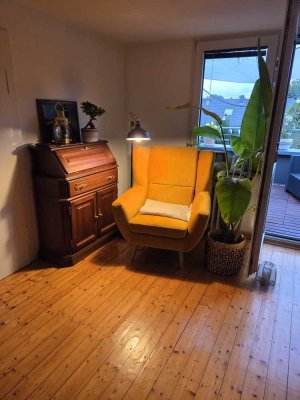 Ruhige Wohnung in Aachen Burtscheider Kurgarten mit schöner Dachterrasse