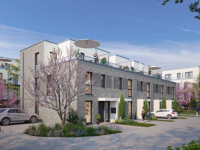 Bauteil 6 – Endhaus RH 01 – Ideales Familiennest: „Viel Platz und Sonne auf der Dachterrasse"