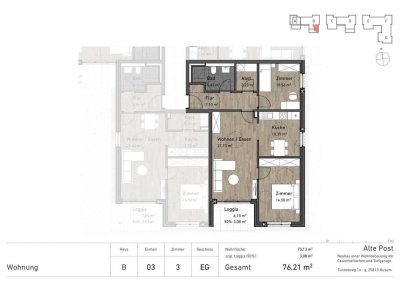 Willkommen im Wohnquartier "Alte Post"  - Neubau von 107 Wohneinheiten
