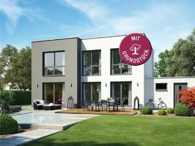 Atemberaubende Architektur, nicht nur für Designer auf knapp 1000m² Grundstück