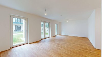 Wohnen, wo das Leben blüht – Großzügige 2 Zimmer Gartenwohnung in „Sophies Gärten“ (Kopie)