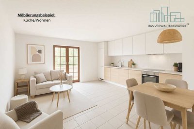 Komplett sanierte 3-Zimmer-Souterrain-Wohnung mit Terrasse/Garten in Niersbach