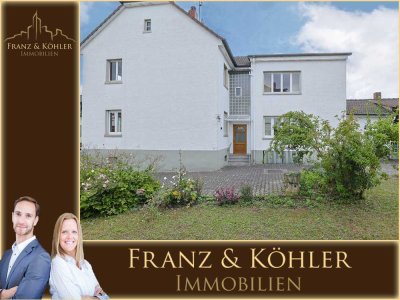 Maintal-Bischofsheim | Einfamilienhaus mit Patio, Carport und Werkstatt auf großzügigem Grundstück