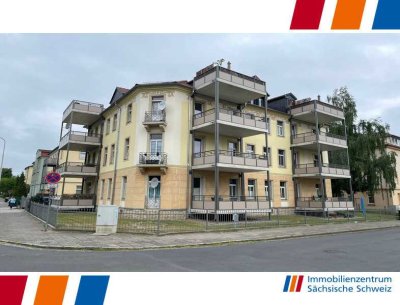 2 RWE mit Balkon in ruhiger, zentraler Lage von Heidenau!!!