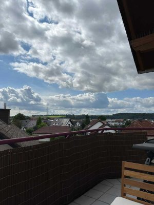 Stilvolle 2-Raum-Wohnung mit Fernblick in Nidderau, befristet 6-12 Monate Mietdauer