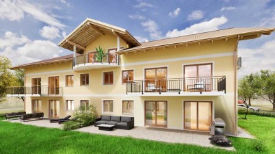 exklusive moderne Dachgeschosswohnung mit Panoramablick und Aufzug